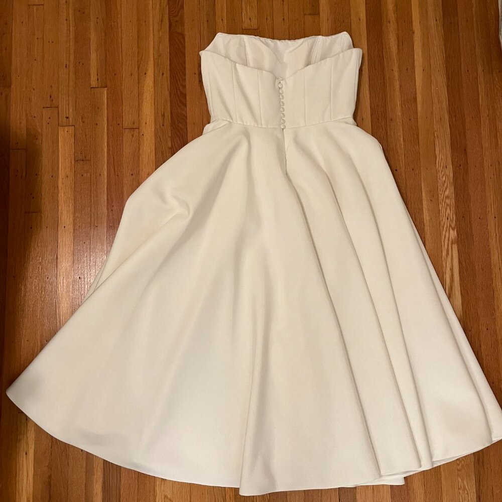 Jenny Yoo Carrie Dress, Size 10, Ivory (Orig. $425) - Picture 7 of 12